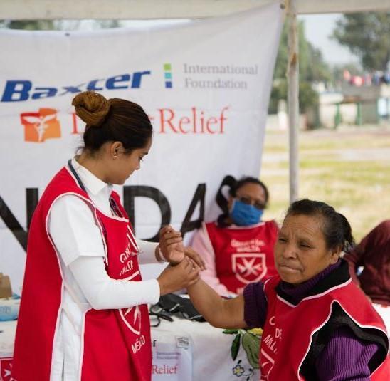 Woman providing care to others in mexico